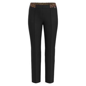 Marc Cain Sydney Broeken - Dames - Vrijetijds broeken - Zwart - 2XL - Polyester - Broeken