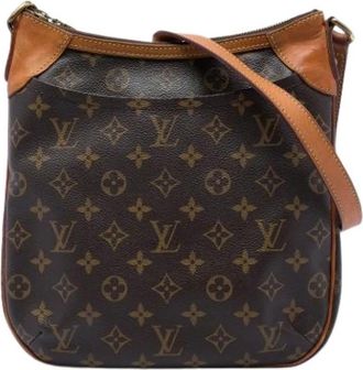 Louis Vuitton Pre-owned Odeon PM - Dames - Vintage Schoudertas - Bruin - ONE Size - Leer - Vintage