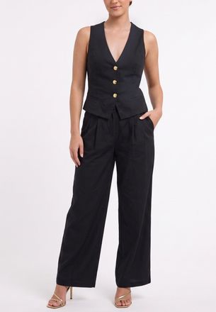 Rachel Roy Annie Sleeveless Peplum Jumpsuit