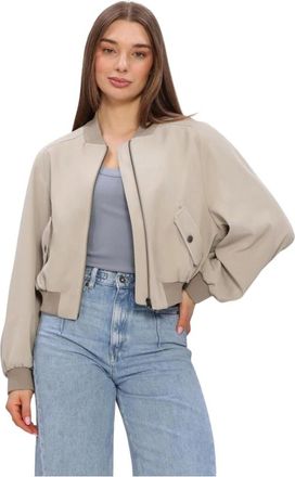 Drykorn Jassen, Dames, Beige, M, Polyester, Marham Bomber Jacket