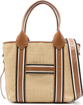 Hogan Borsa tote Hogan Script media - Toni neutri