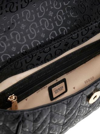 Guess Womens Crossbody Bag Black Polyurethane Crossbody-bags