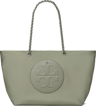 Tory Burch Ella Chain Zip Tote Stone