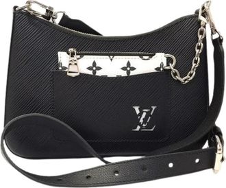 Louis Vuitton Pre-owned Cross Body Bag - Dames - Vintage Schoudertas - Zwart - ONE Size - Leer - Vintage