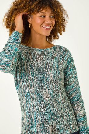 Roman Batwing Tape Yarn Jumper