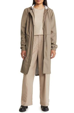 Rains String Waterproof Jacket in Taupe at Nordstrom, Size Small
