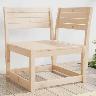 vidaXL Sof&aacute; Esquinero De Jard&iacute;n Madera Maciza De Pino 73x73x78 Cm Vidaxl