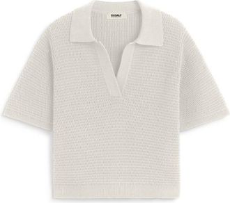 Ecoalf Anna Knit Polo-Shirt f&uuml;r Damen | beige