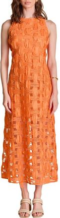 endless rose Textured Maxi Dress in Orange at Nordstrom, Size X-Small