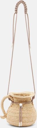 Alemais Al&eacute;mais Borsa a tracolla Michelle in rafia