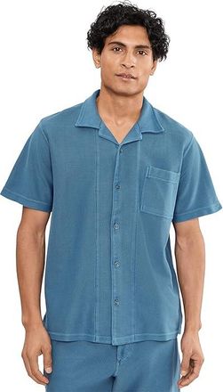 Tommy Bahama Rio Cabana Camp Mens Clothing Regal Blue : 2XL, Cotton
