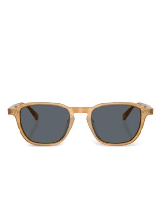 Oliver Peoples Occhiali da sole geometrici - Marrone