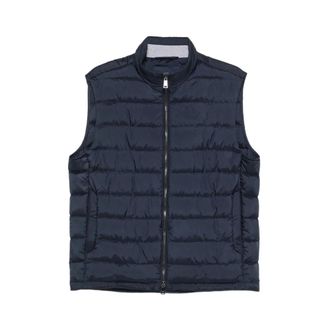 Paul & Shark Paul & Shark, Vests, male, Blue, Size: 3XL Sleeveless Quilted Waistcoat
