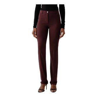 Patrizia Pepe Pantaloni slim-fit - - Trousers - Donna - Marrone - L