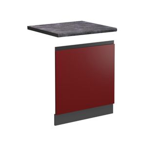 Vicco Panel Frontal R-line, Rojo, 60 Cm, Et Antracita
