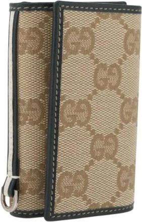 Gucci Pre-owned Accessories, female, Beige, Size: ONE SIZE Pre-owned Key Case