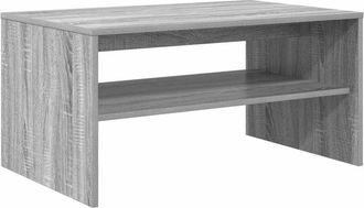 vidaXL Mesa De Caf&eacute; Gris Sonoma 80 X 50 X 40 Cm Madera De Ingenier&iacute;a Vidaxl