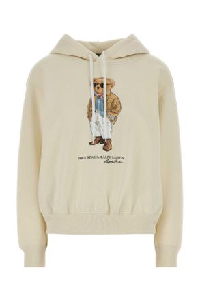 Polo Ralph Lauren Cream Cotton Blend Sweatshirt