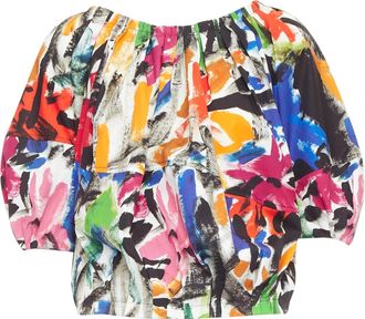 Marni 2020 Cotton Brushstroke Top
