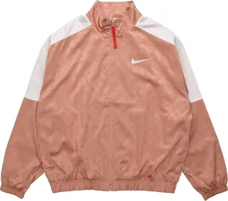 Nike x CLOT Rose Gold Silk Pattern Track Jacket Pink CT4083-605