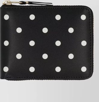 Comme Des Gar&ccedil;ons polka-dot leather wallet