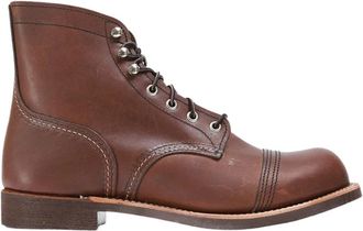 Red Wing Shoes Amber Harness Iron Ranger Laarzen - Heren - Veterlaarzen - Bruin - 40 EU - Leer - Schoenen