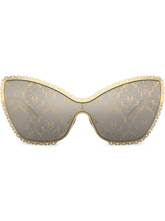 Dolce & Gabbana Eyewear Occhiali da sole cat-eye - Oro