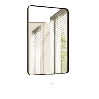 OEM Espejo De Pared, Cristal Templado De 3 Mm, 90x60 Cm, Forma Rectangular, Marco De Aleaci&oacute;n De Aluminio, Profundidad Del Marco De 3,5 Cm