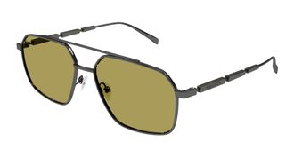 Alexander McQueen Green Navigator Mens Eyeglasses AM0477S 003 59