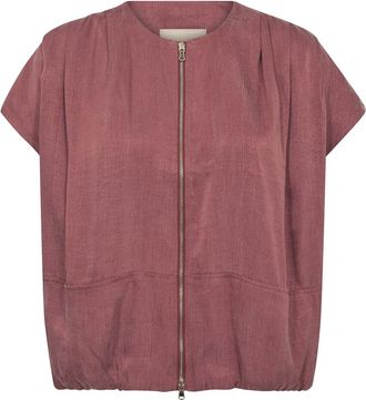 Mos Mosh Blouse - Dames - Blouses - Rood - M - Overhemden