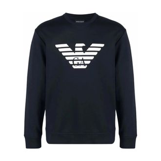 Emporio Armani Sweatshirts, male, Black, M, Modal Blend Sweatshirt