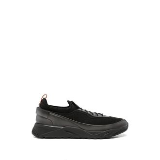 Santoni Panelled Low-top Sneakers