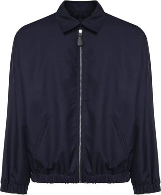 Giuliano Galiano Asher Bomberjack - Heren - Bomber jackets - Blauw - 2XL - Wol - Jassen
