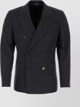 Dolce & Gabbana stretch wool blazer in graphite