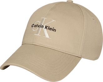 Calvin Klein Baseball Cap CALVIN KLEIN, Herren, crockery, Web, Baumwolle, Caps Baseball Cap, mit Markenlogo