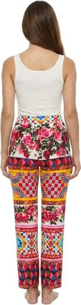 Dolce & Gabbana Multicolor Patchwork Cotton Trousers - Multicolor