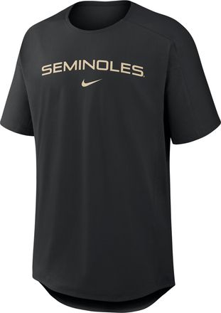 Nike Florida State Premium Performance Golf Club Nike Mens College Top in Black | 04SG00AFTN-0NK