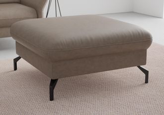 Sit&more Hocker »Fashion« inklusive Federkern, mit hochwertigen, schwarzen Metallfüssen