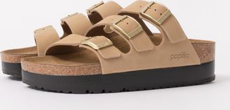 Birkenstock Womens Papillio Florida III Flex Sandals in Tan Leather - Size UK 5.5