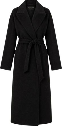 Twinset Actitude Cappotto Lungo - - Coats - Donna - Nero - XS