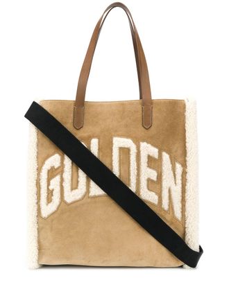 Golden Goose Draagtas met lammy logo - Beige