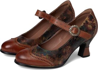 L'Artiste by Spring Step Macias-fleur Womens Shoes Camel : EU 42 (US Womens 10.5-11) M, Leather