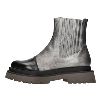 Chie Mihara Zachi Enkellaarzen - Dames - Schoenen - Grijs - Maat: 37 EU Leer