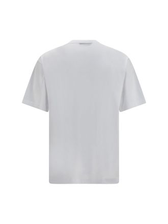 Gucci Mens Printed Cotton Jersey T-Shirt White-Mc T-Shirts White/mc And Polos