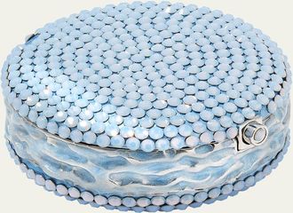 Judith Leiber Macaron Crystal Pillbox