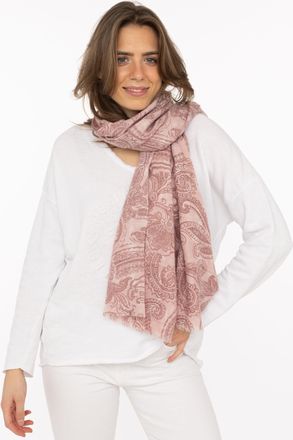 Zwillingsherz Schal ZWILLINGSHERZ Classic Paisley, Damen, altrosa, Web, Obermaterial: 100% Polyester, Modet&uuml;cher Schal, anschmiegsam, zeitloses Paisleymuster