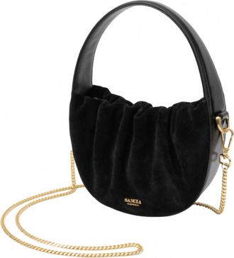 SANCIA Velenje Half Moon Bag In Black