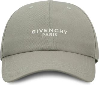 Givenchy Cappello da baseball con logo ricamato - Grigio