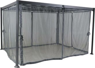 Hesperide Hesperide - Mosquitera Para Cenador Belize Gris - Para Belice 132373 Poli&eacute;ster (4 Mosquiteras) - Hesp&eacute;ride