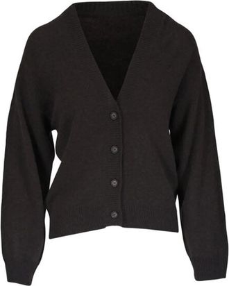 Le Kasha Cardigan con scollo a V - Marrone